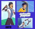 Ahito — вратарь футбольной команды галактических Snow Kids с номером 1